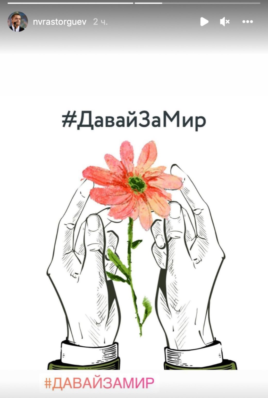 Лидер группы «Любэ» Николай Расторгуев в Instagram призвал к миру — фото 1