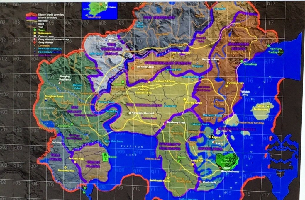 Галерея Red Dead Redemption 2 в разработке, уже можно посмотреть на карту - 1 фото