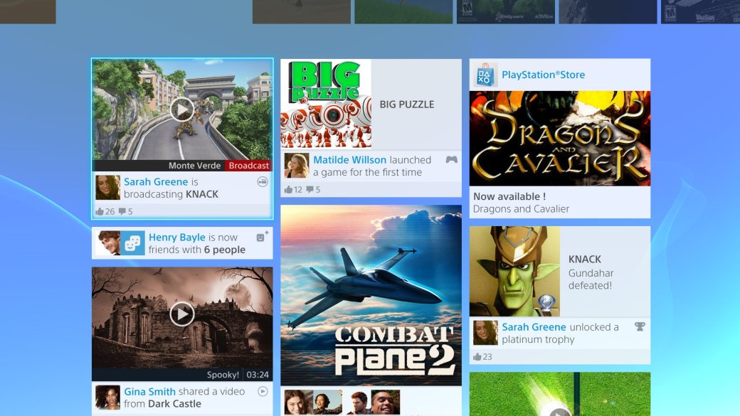 Галерея Скриншоты интерфейса PlayStation 4 появились в сети - 6 фото