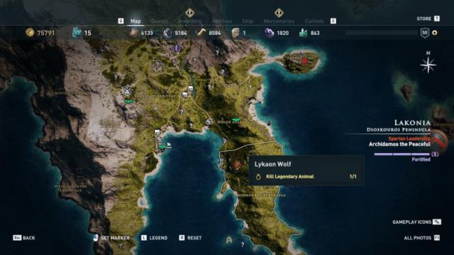 Гайд по Assassinʼs Creed: Odyssey. Где найти и как убить всех легендарных животных — фото 5