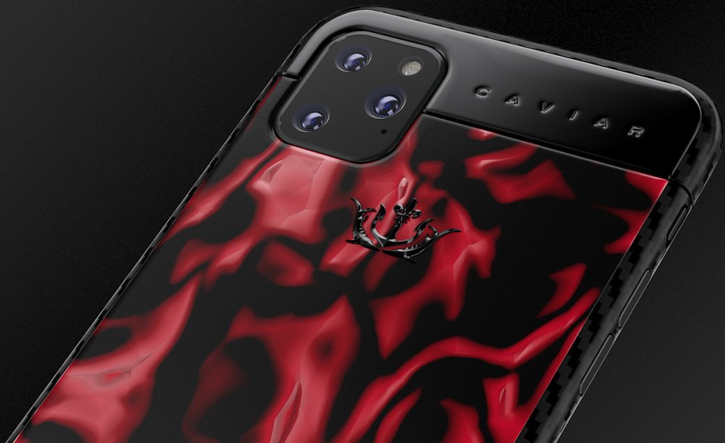 Галерея iPhone льда и пламени: Caviar представил концепт iPhone 11, с которым можно выходить в космос  - 3 фото