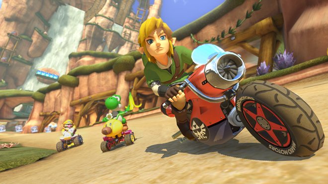 Галерея Линк из The Legend of Zelda заедет в Mario Kart 8 - 5 фото