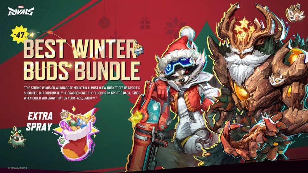 В Marvel Rivals начался зимний фестиваль с режимом Jeffʼs Winter Splash Festival и скинами — фото 2
