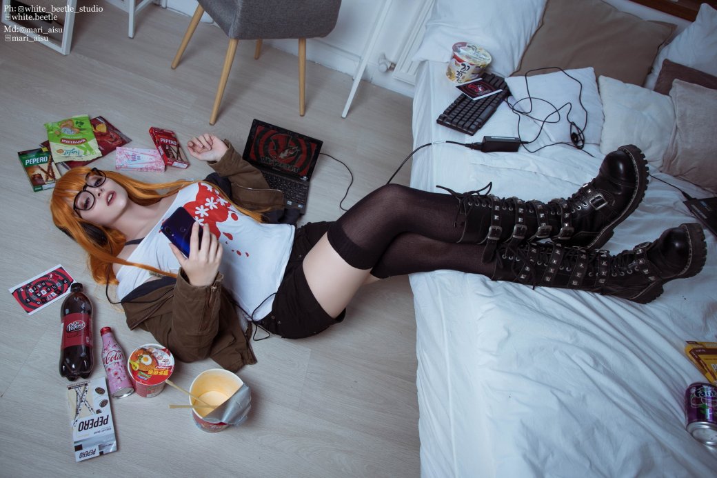 Модель снялась в образе милой Сакуры из Persona 5 — изображение 5