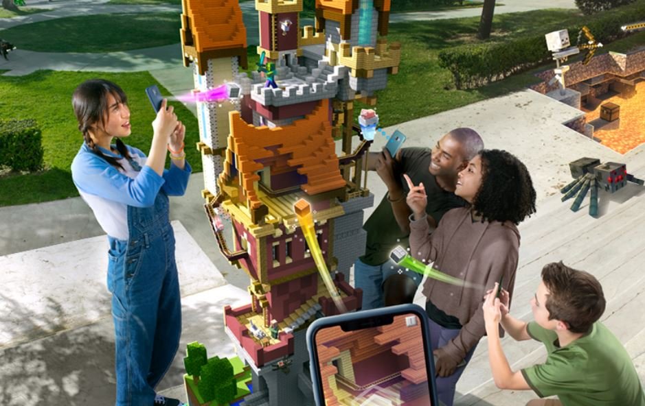 Microsoft представила мобильную Minecraft Earth — с дополненной реальностью в духе Pokemon Go — фото 1