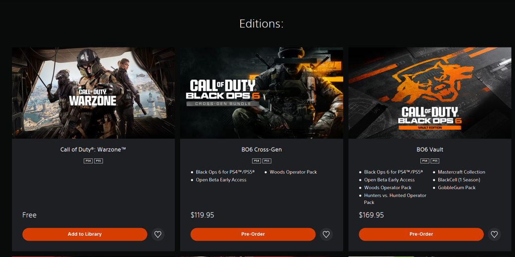 Страница с Call of Duty: Black Ops 6 в магазине PS Store подтвердила дату релиза — фото 1