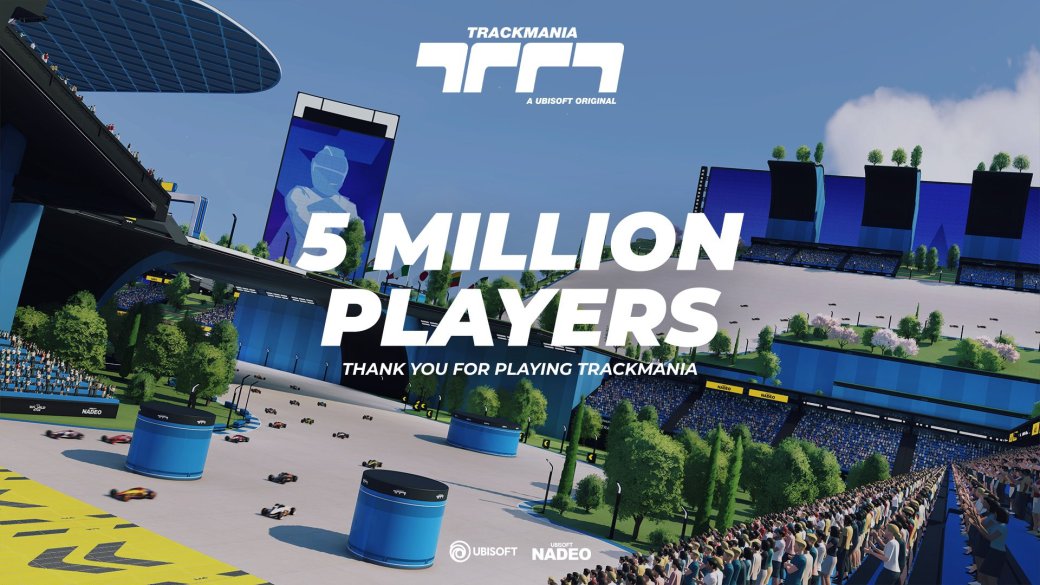 Ubisoft отметила достижение пяти миллионов игроков в бесплатной гонке Trackmania — фото 1