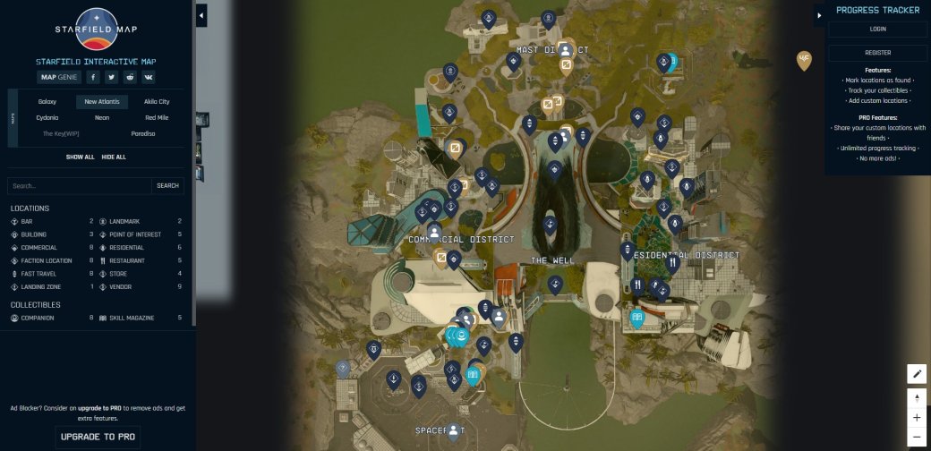 Энтузиасты создали интерактивную карту галактики и локаций Starfield — фото 1