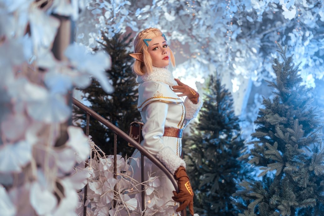 Галерея Модель Komori предстала в зимнем образе принцессы Зельды из The Legend of Zelda - 6 фото