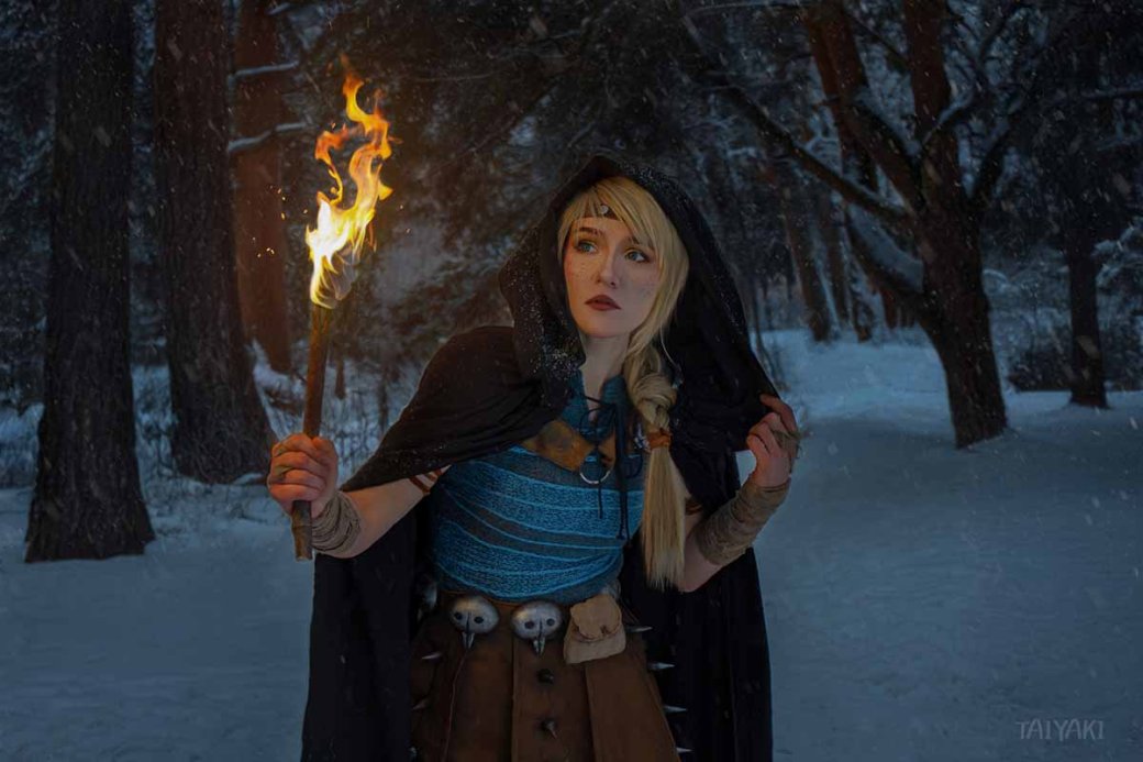 Галерея Модель перевоплотилась в отважную Астрид из «Как приручить дракона» - 6 фото