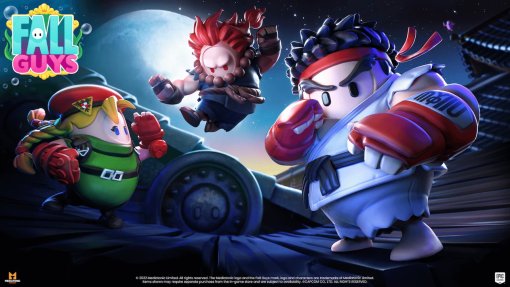 В Fall Guys добавят наряды героев из Street Fighter