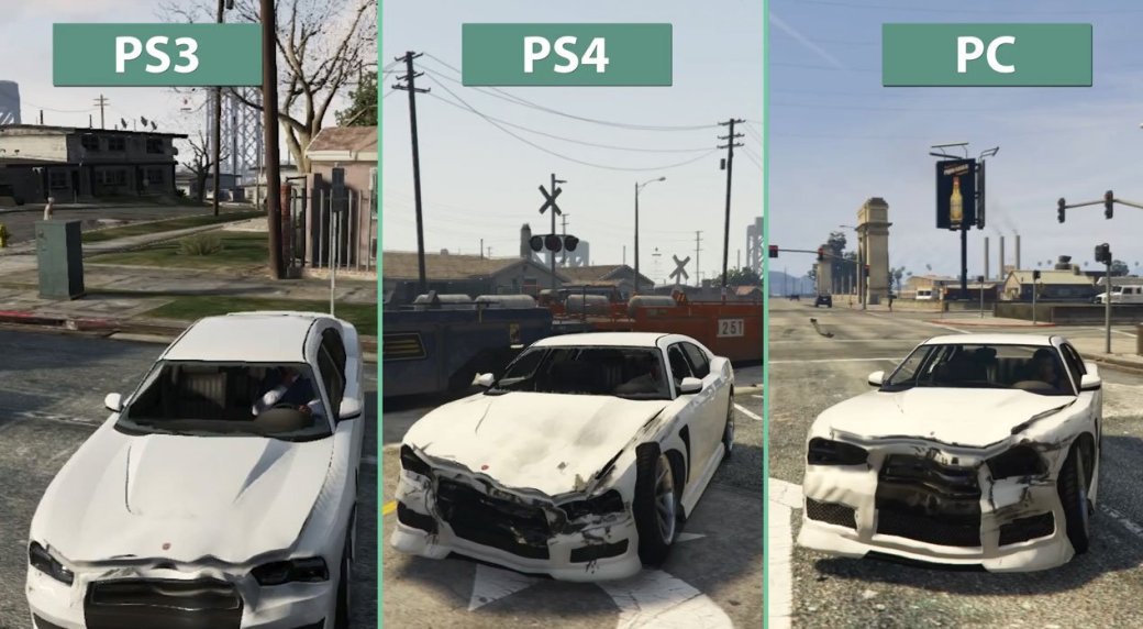 Сравнение графики Grand Theft Auto 5 на PC, PlayStation 3 и 4 — фото 3