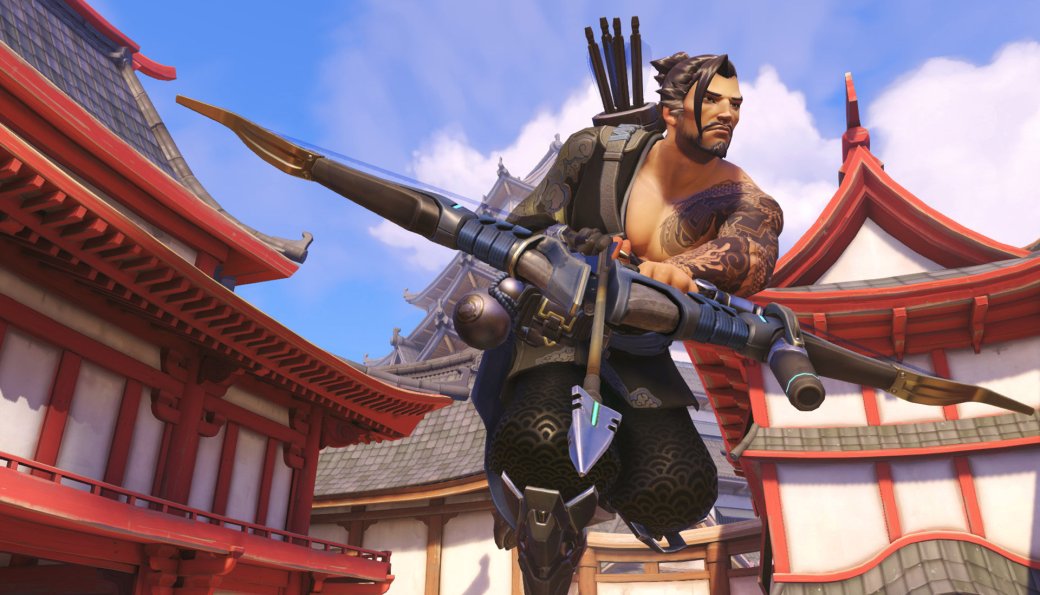 «Летучая смерть». Как новый Хандзо парит по карте в Overwatch — фото 1