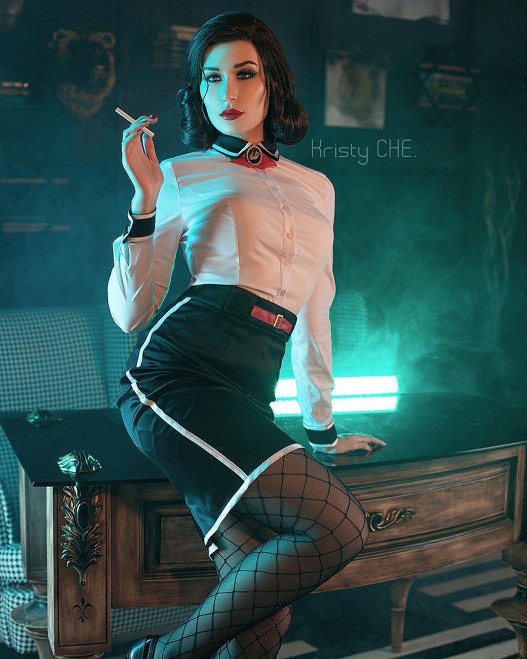 Косплеер создала утончённый образ Элизабет из BioShock Infinite в красивом белье — изображение 3