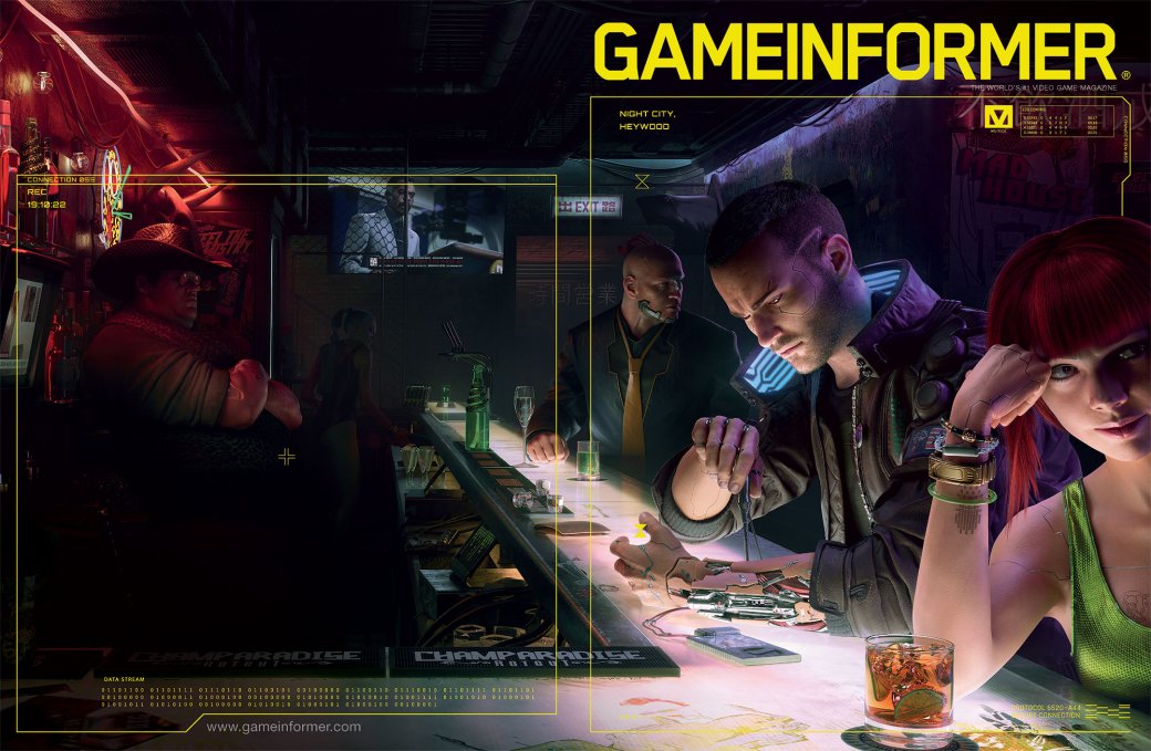 Галерея Cyberpunk 2077 появилась на обложке Game Informer. Есть новые скриншоты - 6 фото
