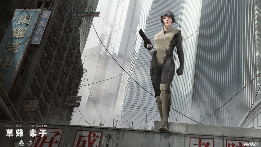 Потрясающий арт к американской Ghost in the Shell от 7 художников — изображение 5