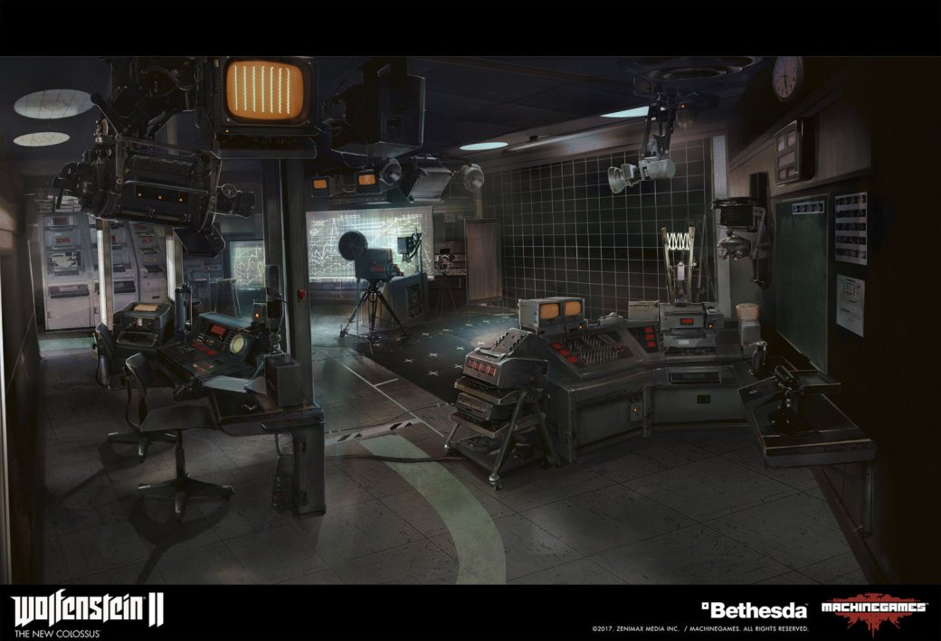 Взгляните на потрясающие концепт-арты ​Wolfenstein II: The New Colossus — фото 9