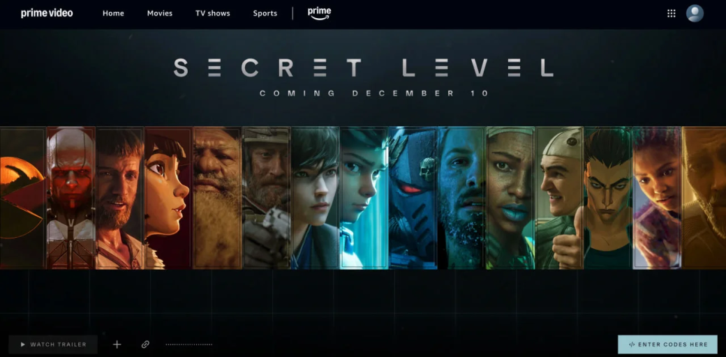 Amazon показал новые кадры из 15 эпизодов мультсериала «Секретный уровень» Тима Миллера — фото 1