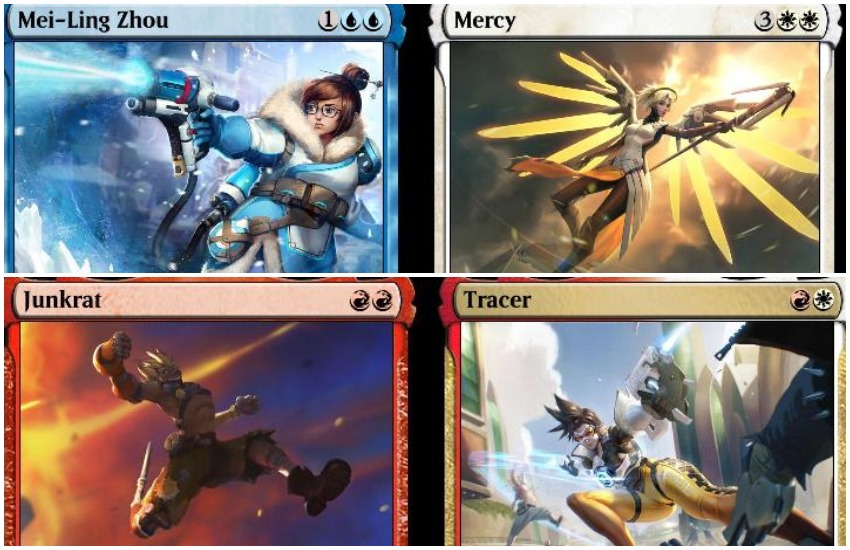 Пользователь превратил героев Overwatch в карты для Magic: The Gathering — фото 1