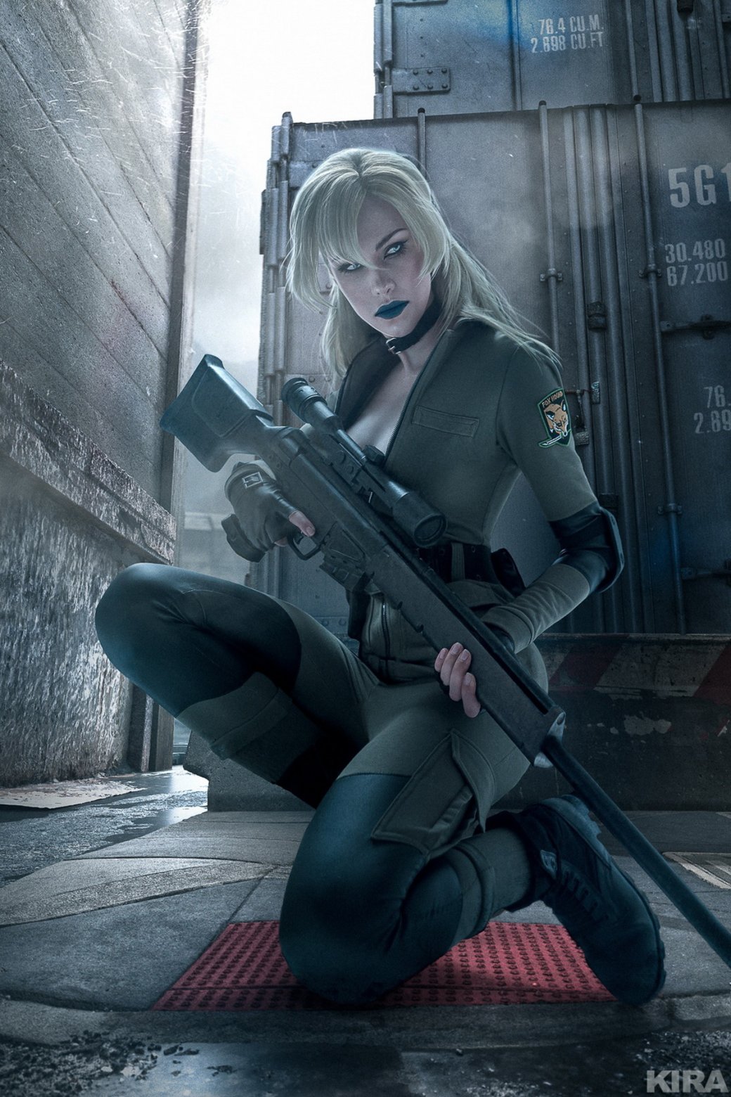 Галерея Модель показала косплей на опасную Снайпер Вульф из Metal Gear Solid - 9 фото