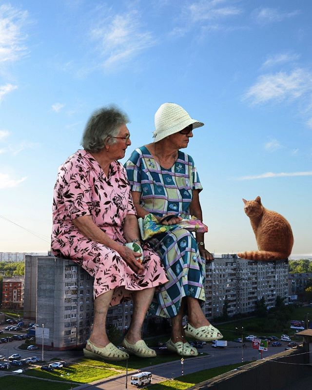 Панельные дома спальных микрорайонов стали героями необычных картин в Instagram — фото 6