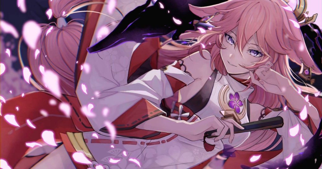 Арт Яэ Мико // художник: RAKU_Ge