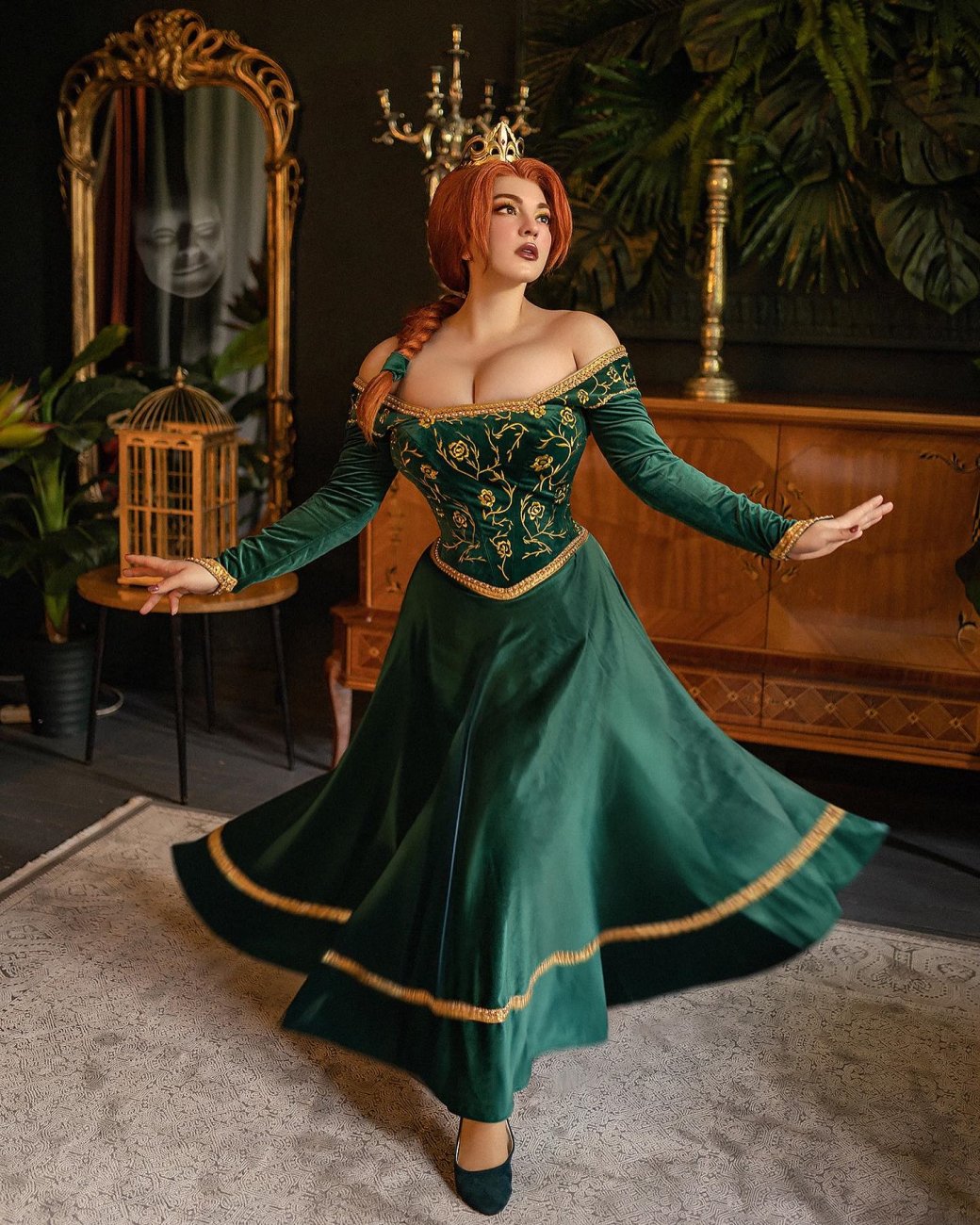 Галерея Косплеер обнажилась для роскошного образа принцессы Фионы из «Шрэка» - 6 фото