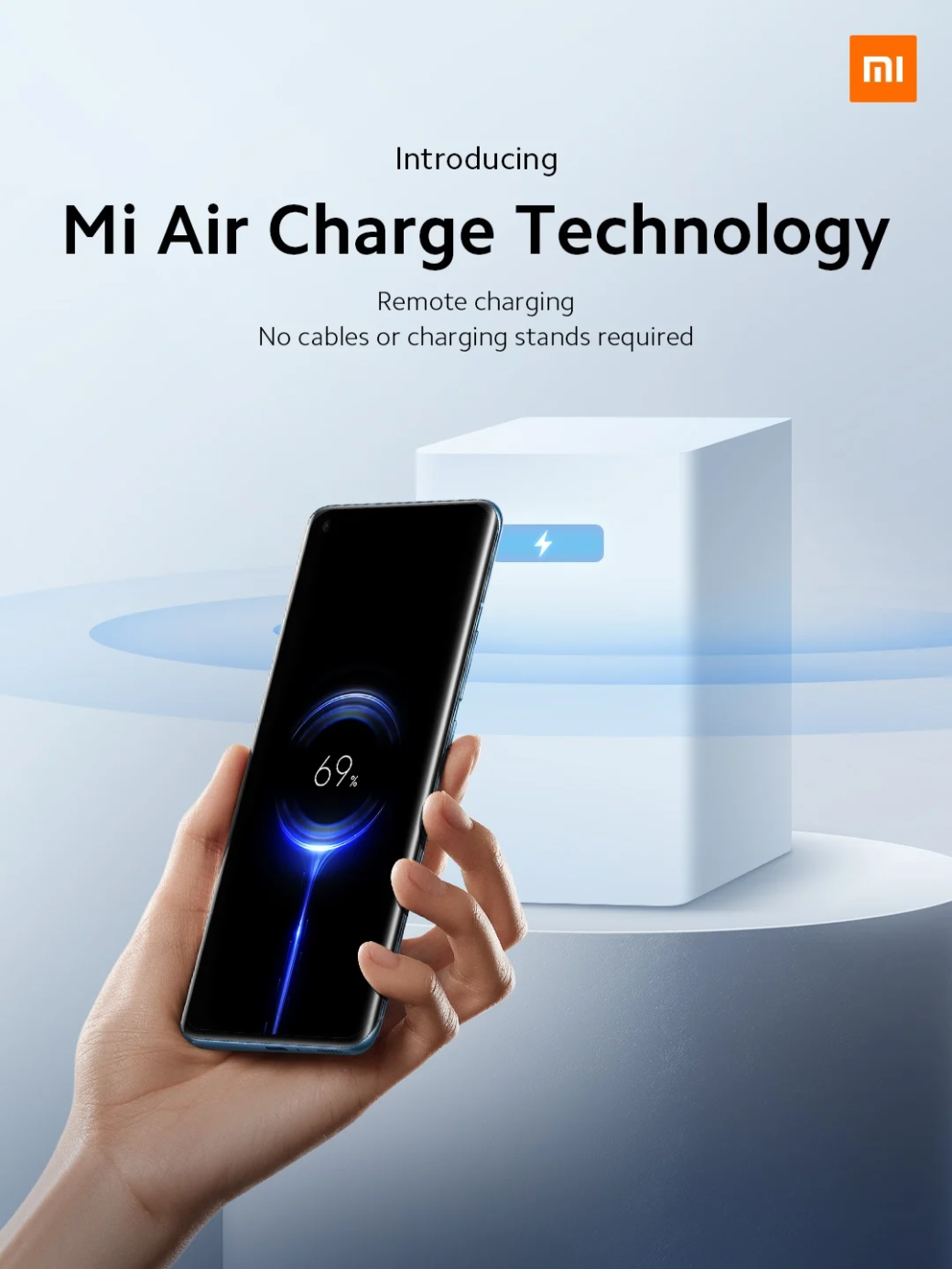 Xiaomi представила беспроводную зарядку, которая заряжает гаджеты на расстоянии — фото 1