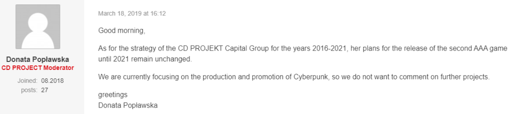 CD Projekt RED выпустит к 2021 году не одну, а две крупные RPG? — фото 2