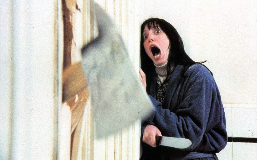 Шелли Дювалль в роли Уэнди в фильме «Сияние» (The Shining)