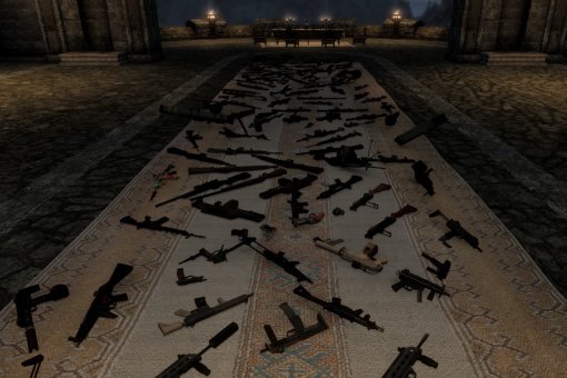 Моддер добавил в TES: Skyrim более 200 видов огнестрельного оружия