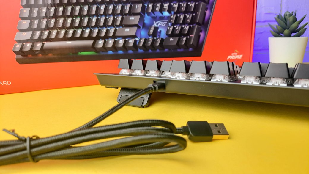 Галерея Обзор XPG Mage: игровая механическая клавиатура с RGB-подсветкой и съёмным кабелем - 2 фото