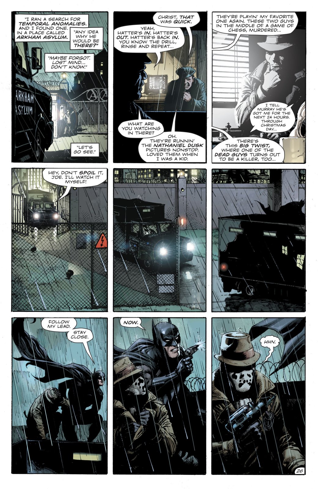 Галерея Чем закончилась встреча Бэтмена и нового Роршаха на страницах комикса Doomsday Clock? - 3 фото