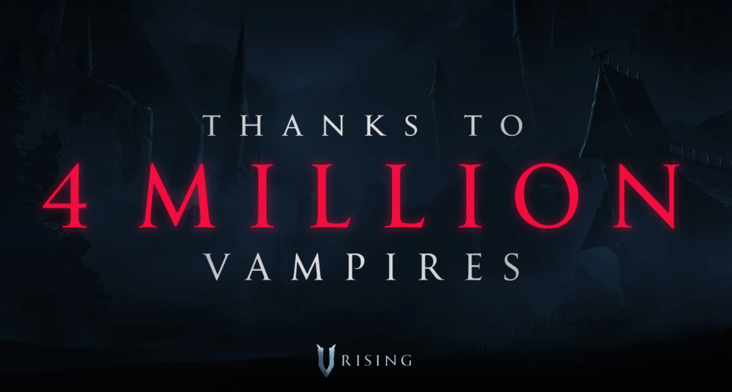 Аудитория экшена V Rising превысила 4 миллиона человек — фото 1