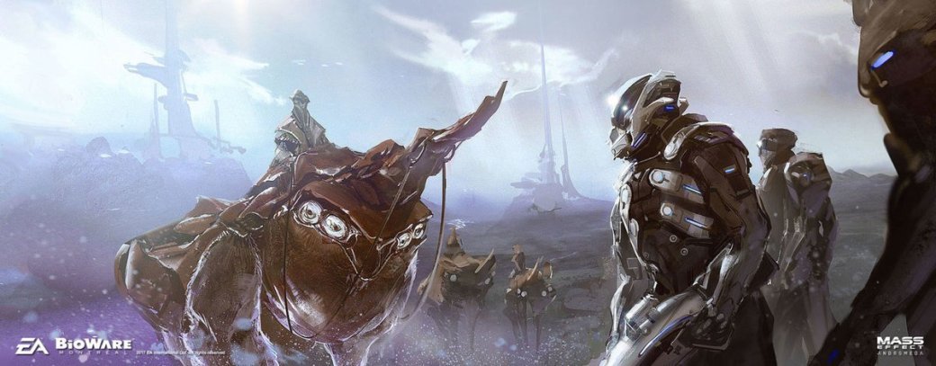 Галерея Художники BioWare показали ранние арты Mass Effect: Andromeda - 1 фото
