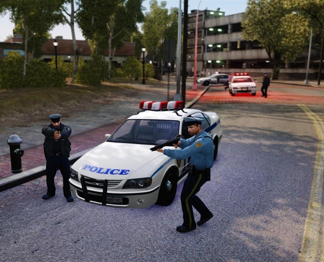 Гифка дня: виртуозный арест в Grand Theft Auto 4 — фото 1