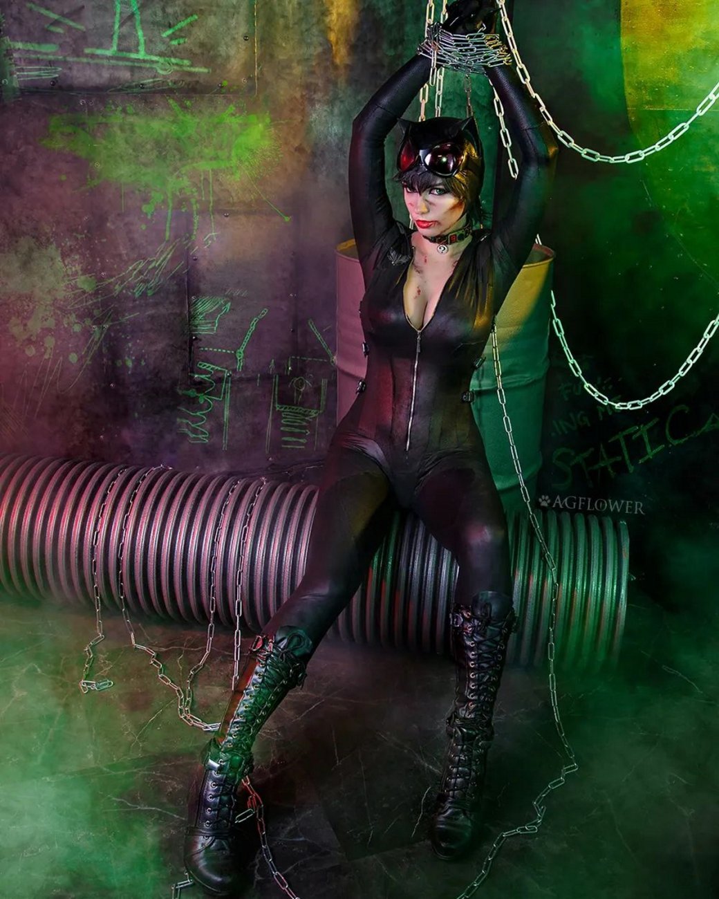 Модель сделала эффектный косплей Женщины-кошки из Batman Arkham Knight — изображение 3