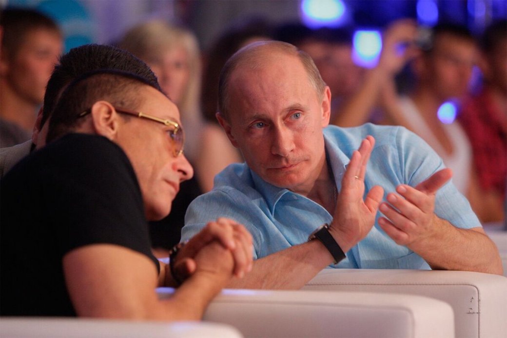 Жан-Клод Ван Дамм и Владимир Путин