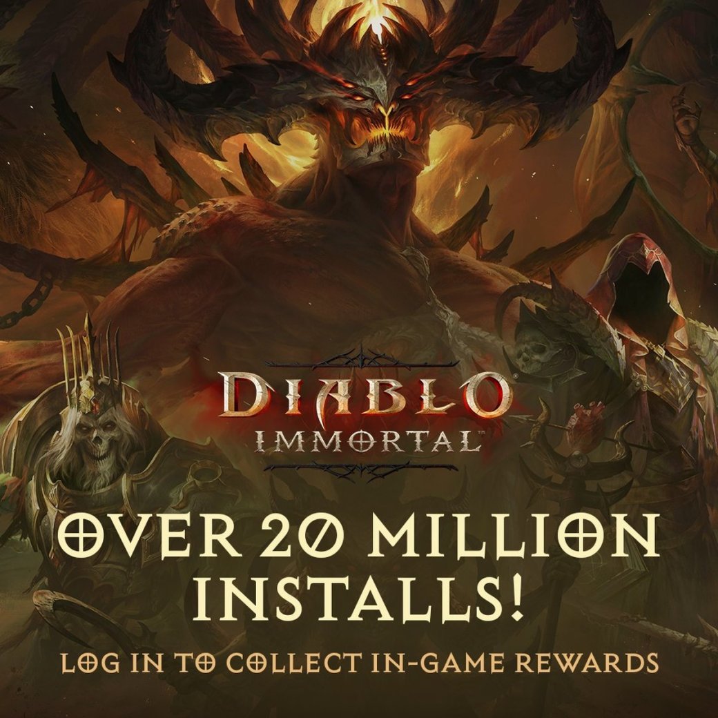 Diablo Immortal загрузили более 20 млн раз — фото 1