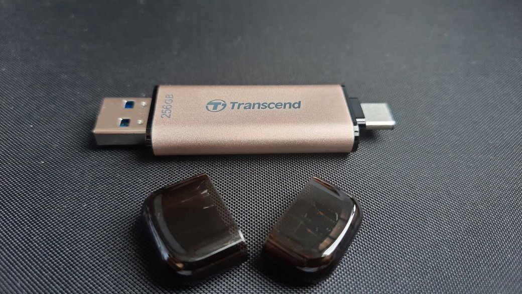 Обзор Transcend JetFlash 930С. Быстрая флешка с алюминиевым корпусом и двумя интерфейсами — фото 2