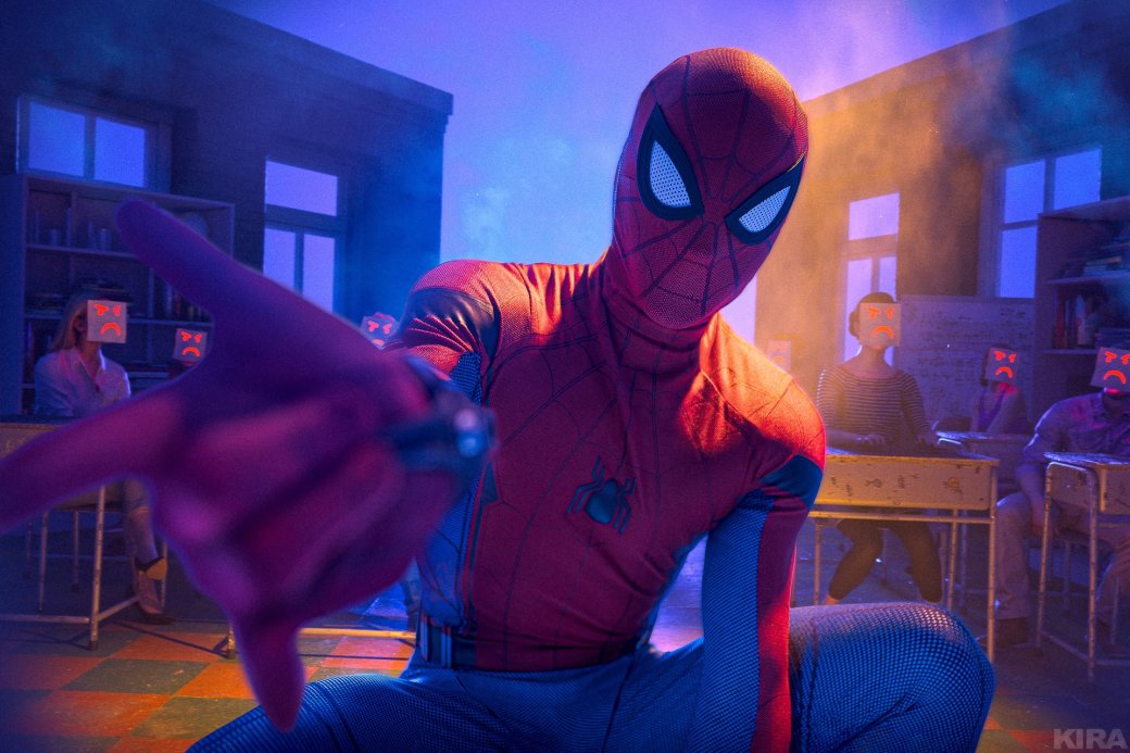 Галерея Косплеер показал меланхоличного Человека-паука из киновселенной Marvel - 10 фото