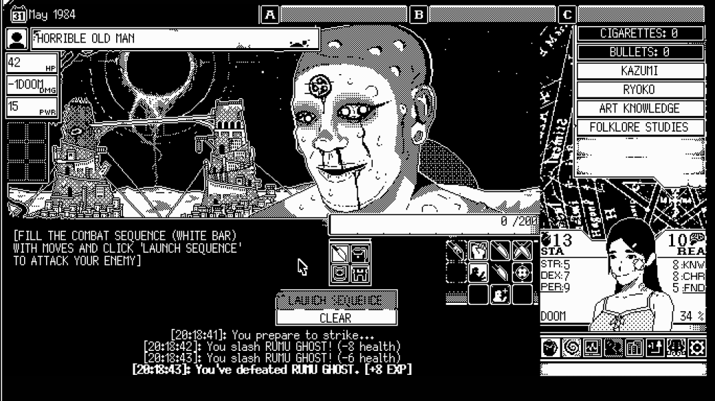 Галерея. 25 атмосферных скриншотов World of Horror, полных космического ужаса — фото 16