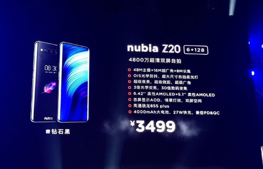 Галерея Представлен камерофон Nubia Z20: два экрана и три камеры за 32 000 рублей - 3 фото