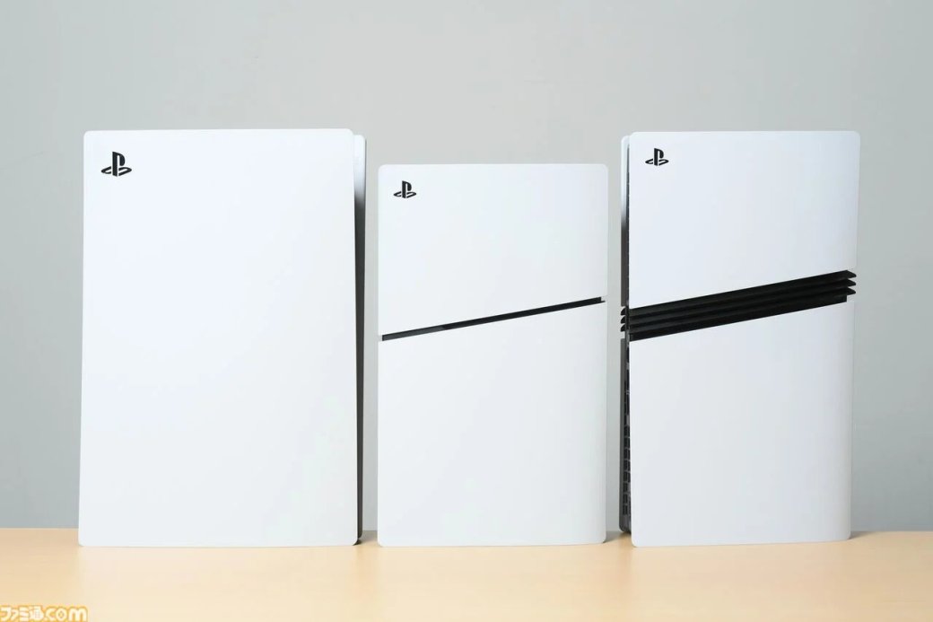 В сети появилось сравнение дизайна и габаритов PS5 Pro с PS5 и PS5 Slim — фото 2