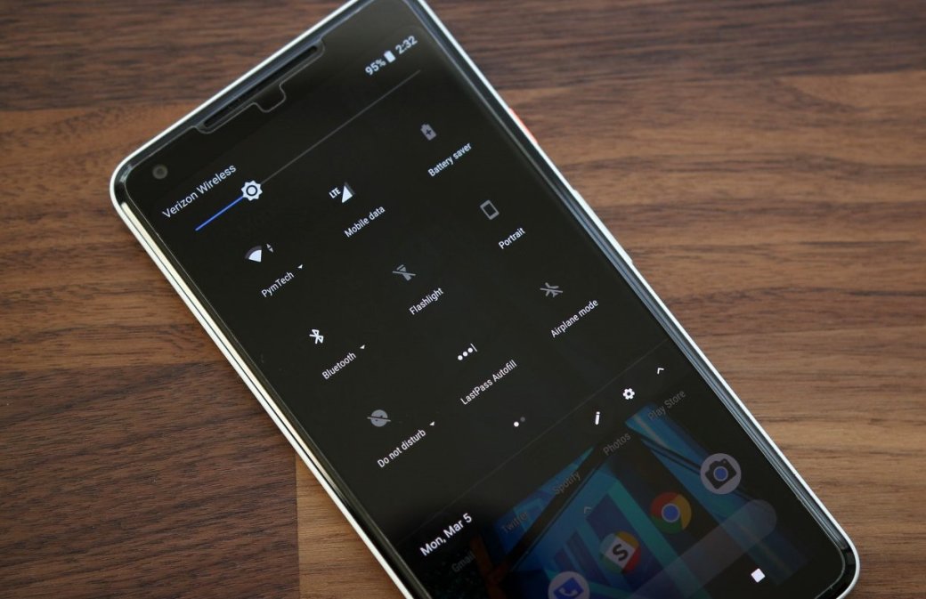 Так будет выглядеть ночной режим Dark Mode в Android Q — фото 1