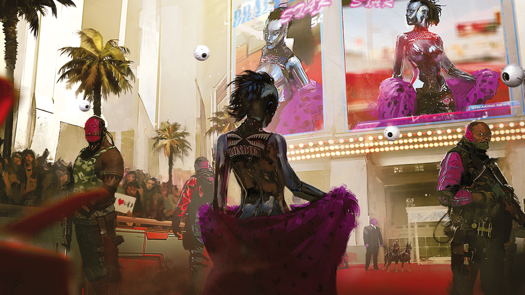 В Сети появились новые концепты Cyberpunk 2077. Фанаты тут же принялись их расшифровывать — фото 1