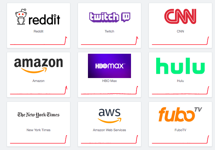 Twitch, Reddit Spotify, Twitter, Google, PayPal, BBC и другие «упали» из-за аварии — фото 1