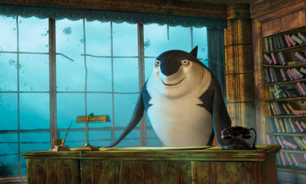 Мафиозный колорит Shark Tale вызвал страшную химическую реакцию в головах российских переводчиков американских мультфильмов.