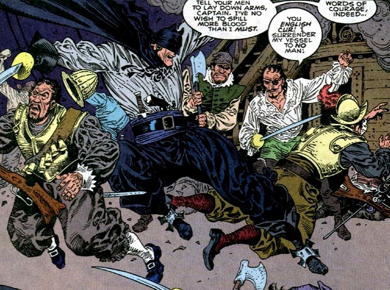 Галерея Галерея. Супергерои Marvel и DC в виде пиратов: Бэтмен, Дэдпул, Существо и другие - 3 фото