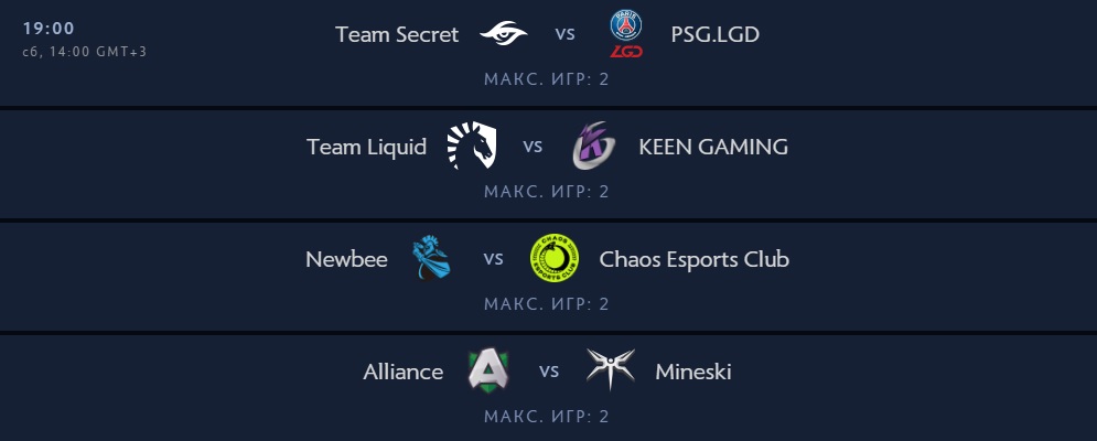 Расписание матчей The International 2019 по Dota 2 на 17 августа — фото 5